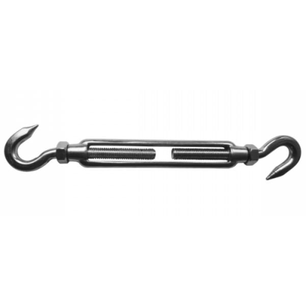 Inox World Turnbuckle Open Type Hook/Hook A4 (316) Pack of 1 (4049435721800)