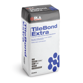 RLA Polymers Tilebond Extra White Cement based Tile Adhesive 20kg