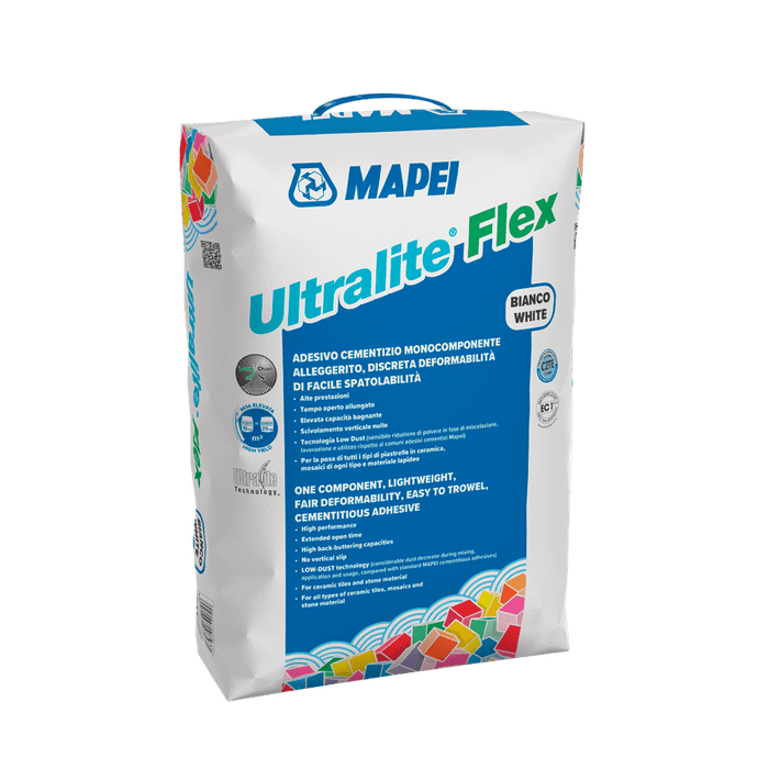 MAPEI Ultralite Flex one component cementitious adhesive 13.5kg