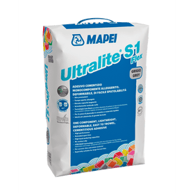 MAPEI Ultralite S1 Flex one component cementitious adhesive 13.5kg