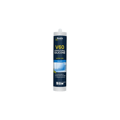 Bostik V-60 Architectural Grade Neutral Cure Glazing Silicone 300ml Box of 15 - SPF Construction Products