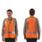 ProChoice Fluoro H Back Safety Vest Day/Night Use with Reflective Tape (1605306122312)