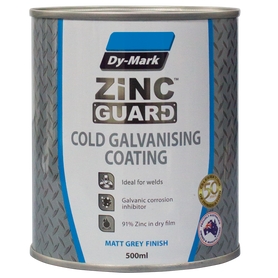 Dy-Mark Zinc Guard 1L Cold Galvanising Coating Brush On