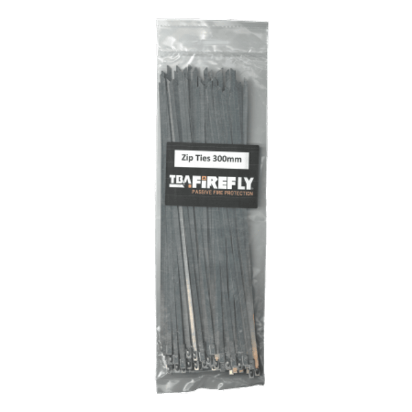 TBA Firefly™ Stainless Steel Zip Ties - Pack of 100