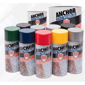 CW Anchor Shield Anti Rust Paint Epoxy Enamel - Pewter Grey