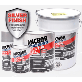 CW Anchor Shield Silver Galvanising Anti Rust Paint