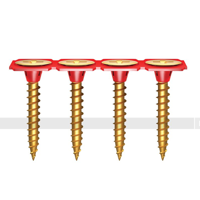Intex ZipStrip® Bugle Head Needle Point Coarse Zinc Collated Screws (1000pcs)