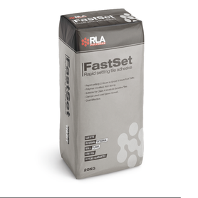 RLA Polymers FastSet Rapid Setting Tile Adhesive 20kg