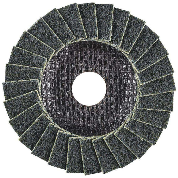 Pferd Polivlies Surface Conditioning Flap Discs 115mm Pack of 5 Surface Conditioning PFERD Fine Blue (1612950667336)