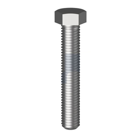 Hobson Zinc Plated M10-1.25 Fine Hex Bolt (Length: 20 - 45) - Pack of 150