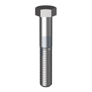 Hobson Zinc Plated M10-1.25 Fine Hex Bolt (Length: 20 - 45) - Pack of 150