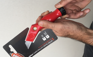 Wallboard Tools Heavy Duty Metal Offset Fixed Blade Cutting Knife (1455859171400)