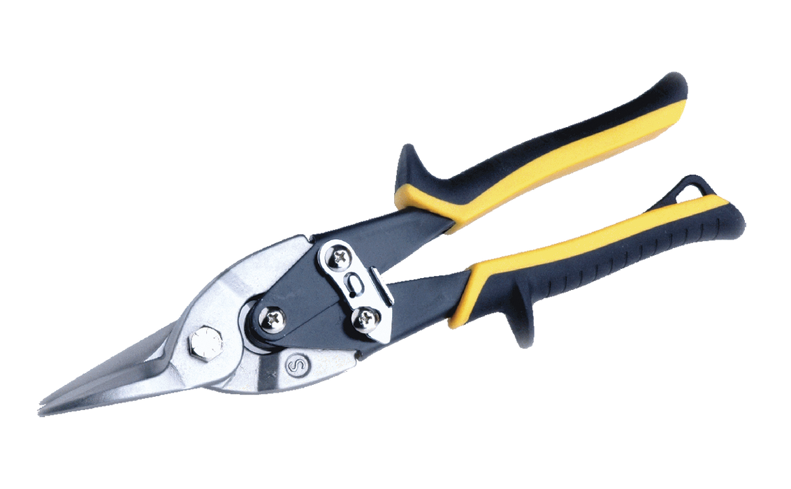 Wallboard Tools Yellow & Black handle Straight Cut Plastic Tin Snips