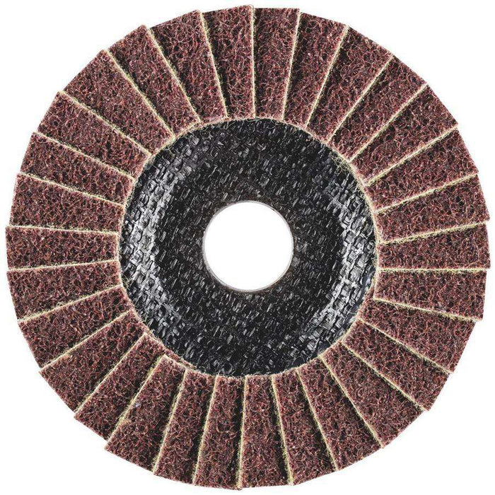 Pferd Polivlies Surface Conditioning Flap Discs 115mm Pack of 5 Surface Conditioning PFERD Medium Maroon (1612950667336)