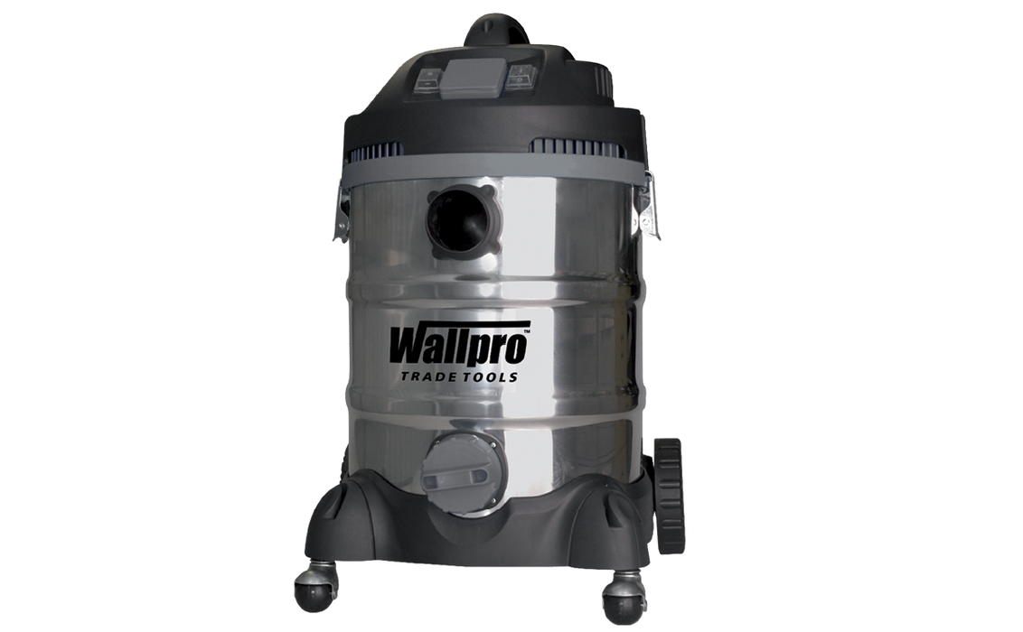 Wallboard Tools SS Power Wet/Dry Vacuum 30 Litre 1400w Wallpro