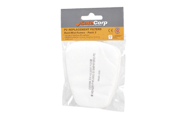 Wallboard Respirator Mask Filter P2 SafeCorp 2pkt Suits SCP1085/1065 (1455874441288)