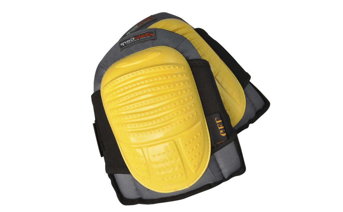 Wallboard Tools Yellow Fully Adjustable Velcro Strap Gel Knee Pads