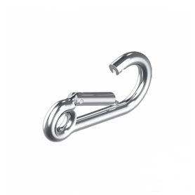 Inox World Spring Hook With Eye A4 (316) Pack of 5 (4012859752520)
