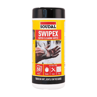 Soudal Swipex Wipes x 50/Box of 6 Cleaners & Solvents Soudal Default Title (1608309735496)